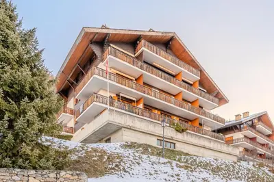 Das Gebäude in dem sich die Ferienwohnung befindet