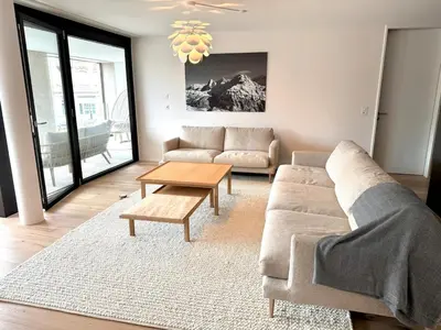 Ein Sitzbereich in der Unterkunft Calm and Luxurious Retreat