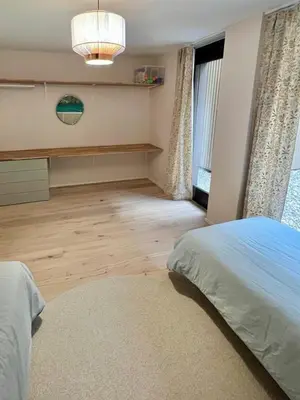 Ein Bett oder Betten in einem Zimmer der Unterkunft Calm and Luxurious Retreat