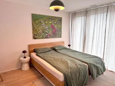 Ein Bett oder Betten in einem Zimmer der Unterkunft Calm and Luxurious Retreat