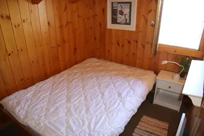 Ein Bett oder Betten in einem Zimmer der Unterkunft Fontannets 009 MOUNTAIN & QUIET chalet 8 pers