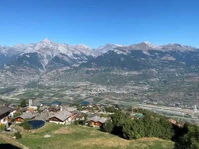 Naturlandschaft in der Nähe des Chalets