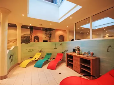 Ein Sitzbereich in der Unterkunft Apartment Residence Chateau A-4 by Interhome