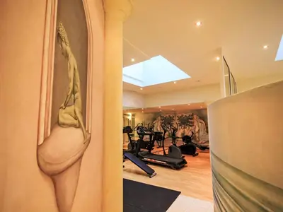 Das Fitnesscenter und/oder die Fitnesseinrichtungen in der Unterkunft Apartment Residence Chateau A-3 by Interhome