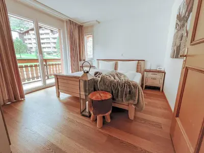 Ein Bett oder Betten in einem Zimmer der Unterkunft Apartment Residence Chateau B-2 by Interhome