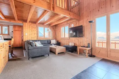 TV/Unterhaltungsangebot in der Unterkunft Fontannets 008 MOUNTAIN & QUIET chalet 10 pers