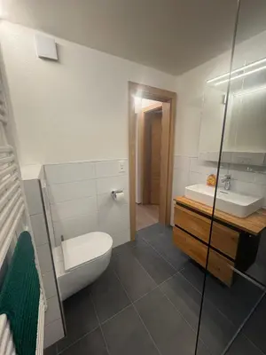 Ein Badezimmer in der Unterkunft Adventura