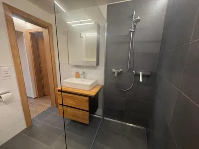 Ein Badezimmer in der Unterkunft Adventura