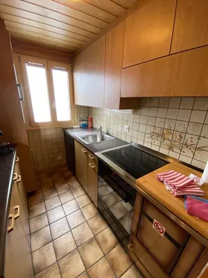 Küche/Küchenzeile in der Unterkunft Panoramalodge Aatos