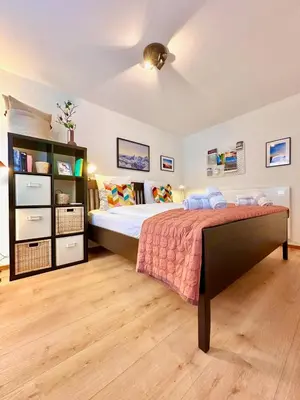 Ein Bett oder Betten in einem Zimmer der Unterkunft Casa Aquila