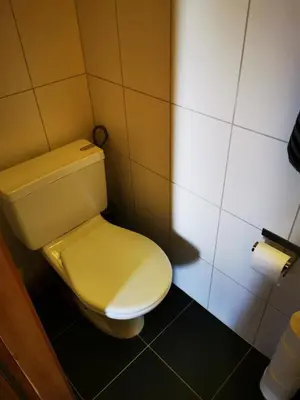 Ein Badezimmer in der Unterkunft Chalet St-Hubert