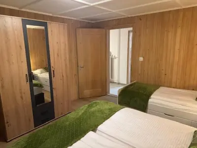 Ein Bett oder Betten in einem Zimmer der Unterkunft Bellevue Apartment