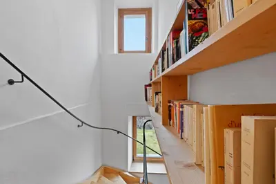 Die Bibliothek im Ferienhaus