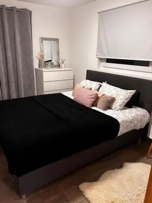 Ein Bett oder Betten in einem Zimmer der Unterkunft Chalet Duque