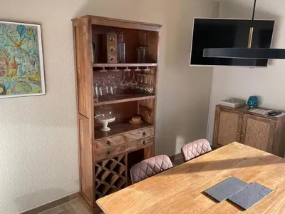 TV/Unterhaltungsangebot in der Unterkunft Merligen 15 min to Interlaken Seeblick