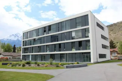 Das Gebäude in dem sich die Ferienwohnung befindet