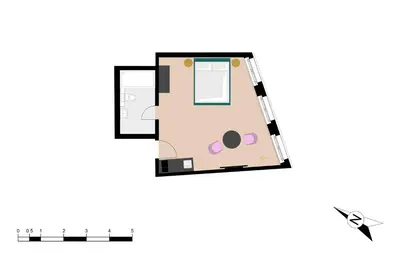 Grundriss der Unterkunft BANK House Studio M 106 - GRIWA RENT