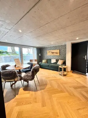 Ein Sitzbereich in der Unterkunft Art Residence, Gina Sommer