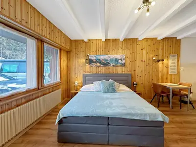 Ein Bett oder Betten in einem Zimmer der Unterkunft Slopeside Studio - 4 Valleys - Swiss Alps
