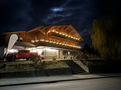 Das Gebäude in dem sich die Ferienwohnung befindet