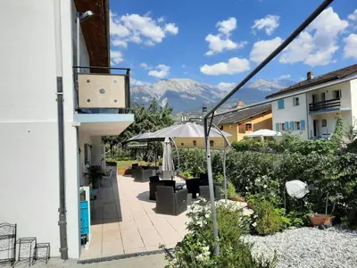 Das Gebäude in dem sich die Ferienwohnung befindet