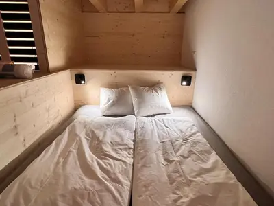 Ein Bett oder Betten in einem Zimmer der Unterkunft studio suite im Fresh Cube