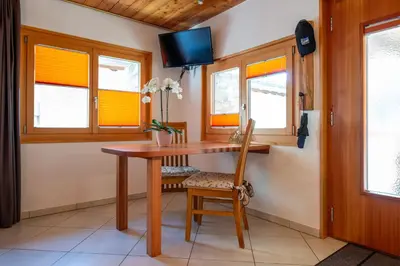 TV/Unterhaltungsangebot in der Unterkunft Fiesch, Ferienwohnung mit Aussensitzplatz