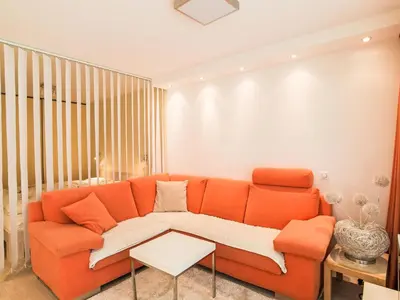 Ein Sitzbereich in der Unterkunft Apartment Cristal-4 by Interhome