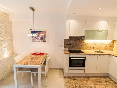 Küche/Küchenzeile in der Unterkunft Apartment Cristal-8 by Interhome