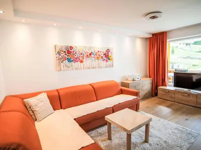 Ein Sitzbereich in der Unterkunft Apartment Cristal-11 by Interhome