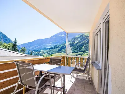 Ein allgemeiner Bergblick oder ein Berglick von der Ferienwohnung aus