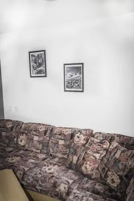 Ein Sitzbereich in der Unterkunft Apartment Venetz-2 by Interhome