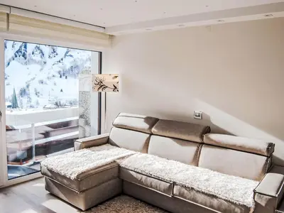 Ein Sitzbereich in der Unterkunft Apartment Flaminia 39 by Interhome