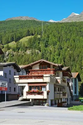 Ein allgemeiner Bergblick oder ein Berglick von der Ferienwohnung aus