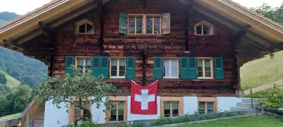 Das Gebäude in dem sich die Ferienwohnung befindet