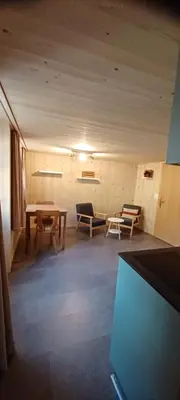Ein Sitzbereich in der Unterkunft Dorfblick