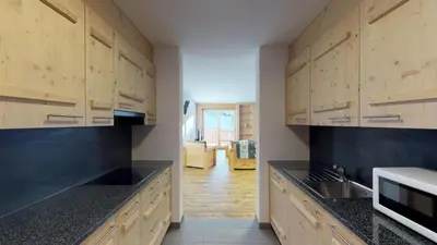 Küche/Küchenzeile in der Unterkunft Les Mayens MB 012 - LUXURY apartment 8 pers