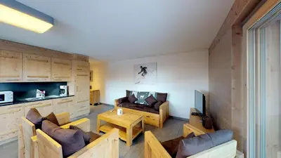 Küche/Küchenzeile in der Unterkunft Les Mayens MB 010 - LUXURY apartment 8 pers
