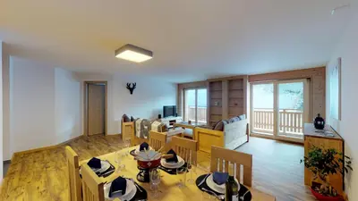 Grundriss der Unterkunft Les Mayens MB 002 - LUXURY apartment 6 pers