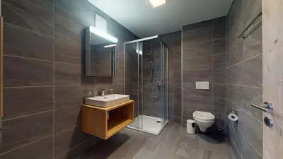 Ein Badezimmer in der Unterkunft Les Mayens MB 001 - LUXURY apartment 8 pers
