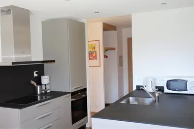 Küche/Küchenzeile in der Unterkunft Greppons N 002 - MOUNTAIN apartment 9 pers