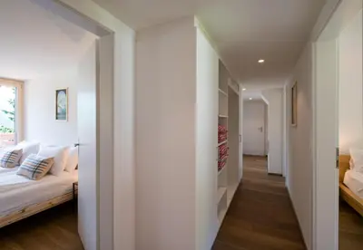 Ein Bett oder Betten in einem Zimmer der Unterkunft Chalet Rubi
