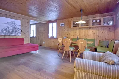 Ein Sitzbereich in der Unterkunft Apartment Wartstein 1838 - GRIWA RENT AG