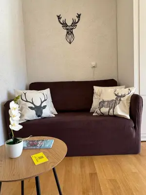 Ein Sitzbereich in der Unterkunft Studio Heaven