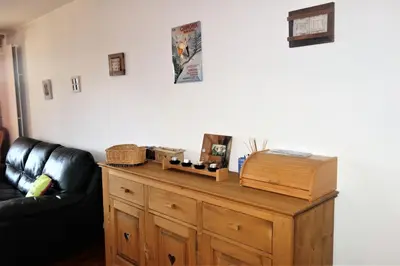 Ein Sitzbereich in der Unterkunft Iris I 023 - CONFORTABLE apartment 8 pers