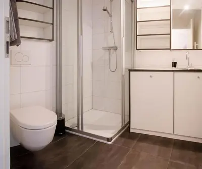 Ein Badezimmer in der Unterkunft Big modern flat