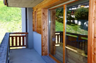Ein Balkon oder eine Terrasse in der Unterkunft Plein Ciel VA 030 - MOUNTAIN apartment 8 pers