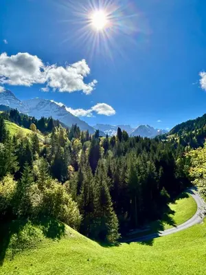 Naturlandschaft in der Nähe der Ferienwohnung