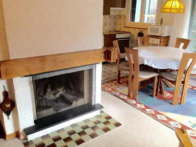 Ein Sitzbereich in der Unterkunft Combyre C 035 - COMFORTABLE apartment 6 pers