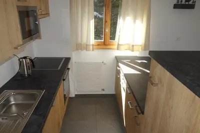 Küche/Küchenzeile in der Unterkunft Greppons O 013 - MOUNTAIN apartment 6 pers